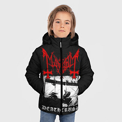 Куртка зимняя для мальчика Mayhem, цвет: 3D-черный — фото 2