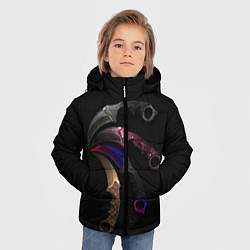 Куртка зимняя для мальчика CS Ножи, цвет: 3D-черный — фото 2