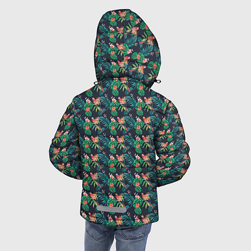 Зимняя куртка для мальчика Прекрасный Ара / 3D-Черный – фото 4