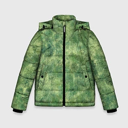 Куртка зимняя для мальчика Одуванчики, цвет: 3D-черный