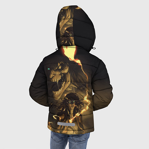 Зимняя куртка для мальчика АТАКА ТИТАНОВ ФИНАЛ / 3D-Черный – фото 4