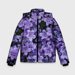 Зимняя куртка для мальчика Фиолетовый цвет весны