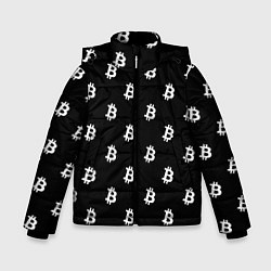 Куртка зимняя для мальчика BITCOIN CRYPTOCURRENCE Z, цвет: 3D-светло-серый