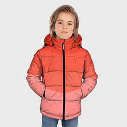 Куртка зимняя для мальчика Персиковый Градиент, цвет: 3D-светло-серый — фото 2