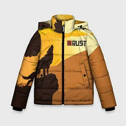Куртка зимняя для мальчика Rust, цвет: 3D-черный