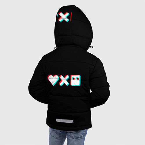 Зимняя куртка для мальчика Любовь, смерть и роботы / 3D-Черный – фото 4