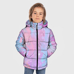 Куртка зимняя для мальчика Просто космос, цвет: 3D-светло-серый — фото 2