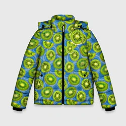 Куртка зимняя для мальчика Киви, цвет: 3D-черный