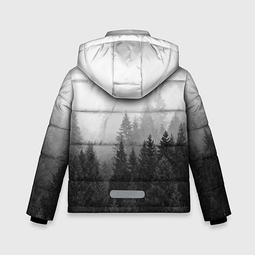 Зимняя куртка для мальчика Волк / 3D-Светло-серый – фото 2