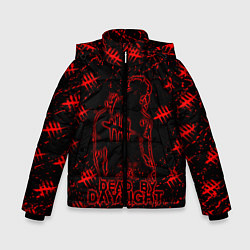 Куртка зимняя для мальчика Dead by Daylight,, цвет: 3D-черный