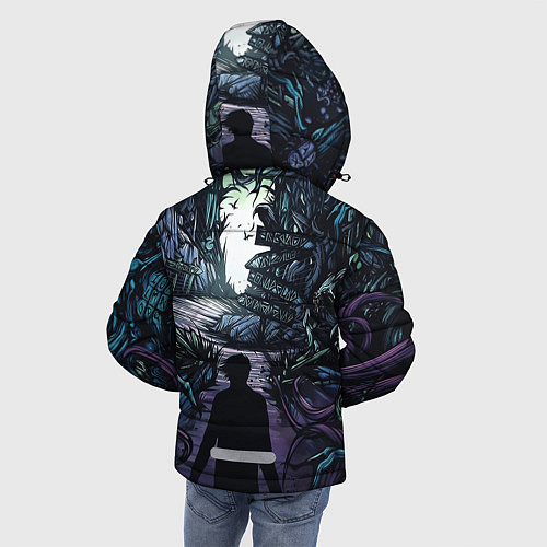 Зимняя куртка для мальчика Мистический Лес / 3D-Черный – фото 4