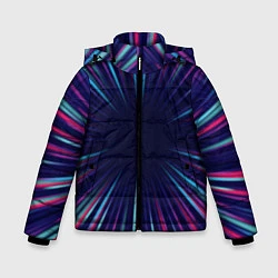Куртка зимняя для мальчика Вспышка Сверхновой, цвет: 3D-черный