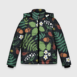 Куртка зимняя для мальчика Природа, цвет: 3D-светло-серый