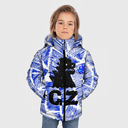 Куртка зимняя для мальчика Годзилла, цвет: 3D-черный — фото 2