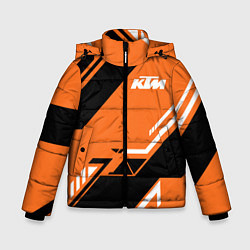 Куртка зимняя для мальчика KTM КТМ SPORT, цвет: 3D-красный