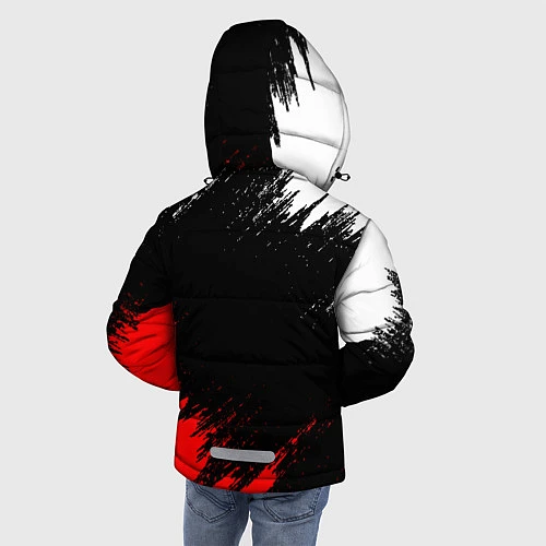 Зимняя куртка для мальчика YAMAHA ЯМАХА / 3D-Черный – фото 4