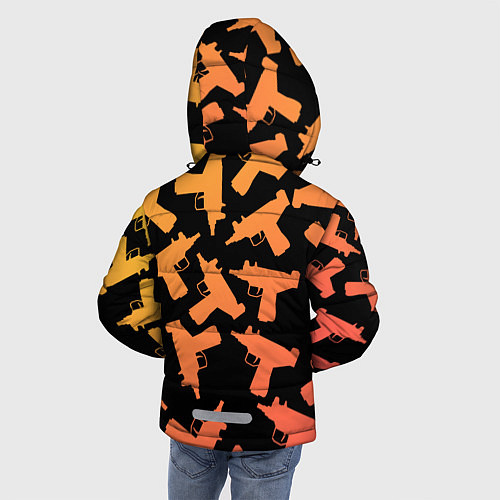 Зимняя куртка для мальчика Узи / 3D-Красный – фото 4