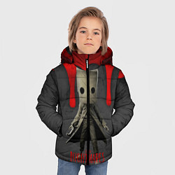 Куртка зимняя для мальчика Little Nightmares 2 кровь, цвет: 3D-светло-серый — фото 2