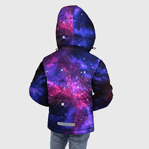 Зимняя куртка для мальчика Space Panda / 3D-Черный – фото 4