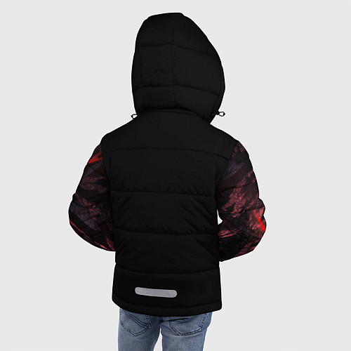 Зимняя куртка для мальчика Магическая битва / 3D-Черный – фото 4