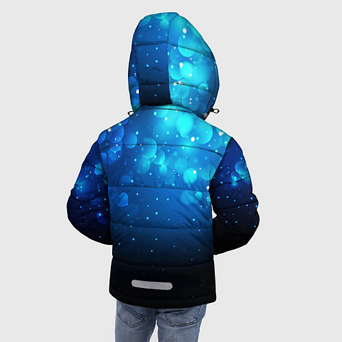 Зимняя куртка для мальчика Тигр в скафандре / 3D-Черный – фото 4