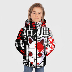 Куртка зимняя для мальчика МАСКА ТАНДЖИРО КАМАДО, цвет: 3D-черный — фото 2