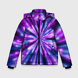 Куртка зимняя для мальчика Неоновые стрелы, цвет: 3D-светло-серый
