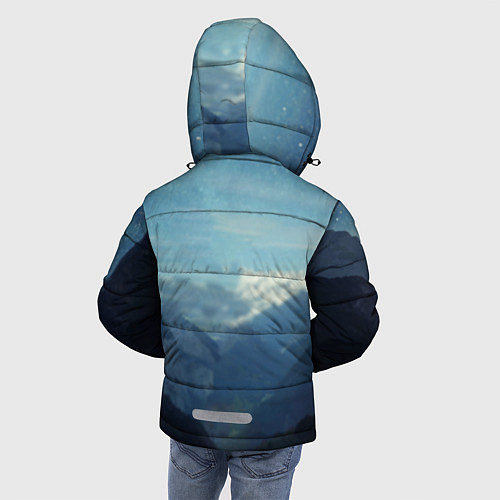 Зимняя куртка для мальчика Магическая Битва Реплика Кугисаки Нобара / 3D-Черный – фото 4