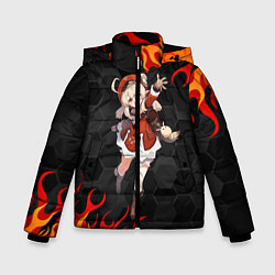 Куртка зимняя для мальчика Genshin Impact - Klee, цвет: 3D-черный
