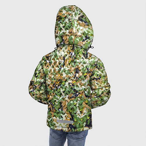 Зимняя куртка для мальчика ПЕЙНТБОЛ КАМУФЛЯЖ PAINTBALL / 3D-Черный – фото 4