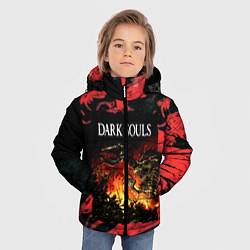 Куртка зимняя для мальчика DARKSOULS DRAGON AGE, цвет: 3D-светло-серый — фото 2