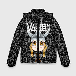 Куртка зимняя для мальчика Valheim Girl, цвет: 3D-черный