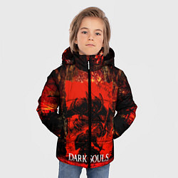 Куртка зимняя для мальчика DARK SOULS GAME STORY, цвет: 3D-черный — фото 2