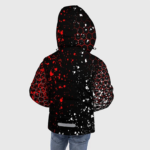 Зимняя куртка для мальчика NISSAN GT-R НИССАН GTR / 3D-Черный – фото 4