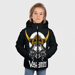 Куртка зимняя для мальчика Valheim Viking, цвет: 3D-черный — фото 2