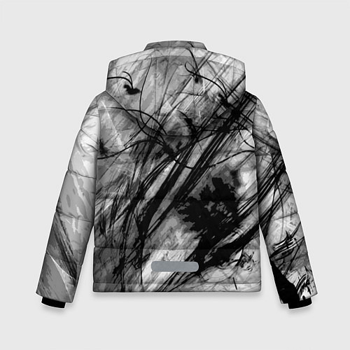 Зимняя куртка для мальчика DARK SOULS ТЁМНЫЙ МИР / 3D-Светло-серый – фото 2