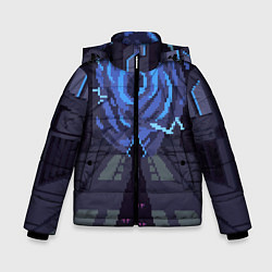 Куртка зимняя для мальчика Solo Leveling, цвет: 3D-черный