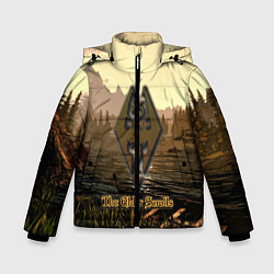 Куртка зимняя для мальчика The Elder Scrolls Online, цвет: 3D-черный