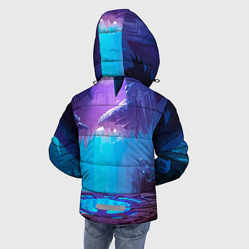 Зимняя куртка для мальчика Сквик Squeak Brawl Stars / 3D-Черный – фото 4