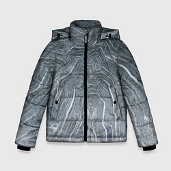 Куртка зимняя для мальчика Negative Waves, цвет: 3D-черный