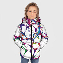 Куртка зимняя для мальчика Нейроны, цвет: 3D-черный — фото 2
