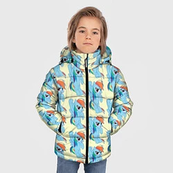 Куртка зимняя для мальчика Rainbow Dash, цвет: 3D-светло-серый — фото 2