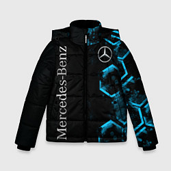 Куртка зимняя для мальчика Mercedes Мерседес Неон, цвет: 3D-красный