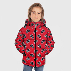 Куртка зимняя для мальчика Кулак, цвет: 3D-черный — фото 2