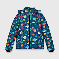 Зимняя куртка для мальчика Морские жители