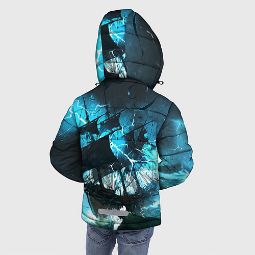 Зимняя куртка для мальчика Летучий голландец / 3D-Черный – фото 4