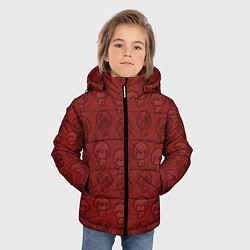Куртка зимняя для мальчика Isaacs pattern, цвет: 3D-красный — фото 2