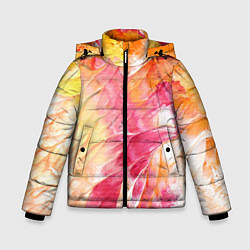 Куртка зимняя для мальчика Яркая Bright colors Z, цвет: 3D-черный