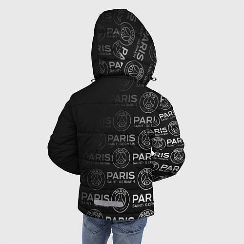 Зимняя куртка для мальчика ФК ПСЖ PARIS SAINT GERMAIN / 3D-Черный – фото 4