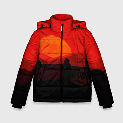 Куртка зимняя для мальчика RDR2, цвет: 3D-красный